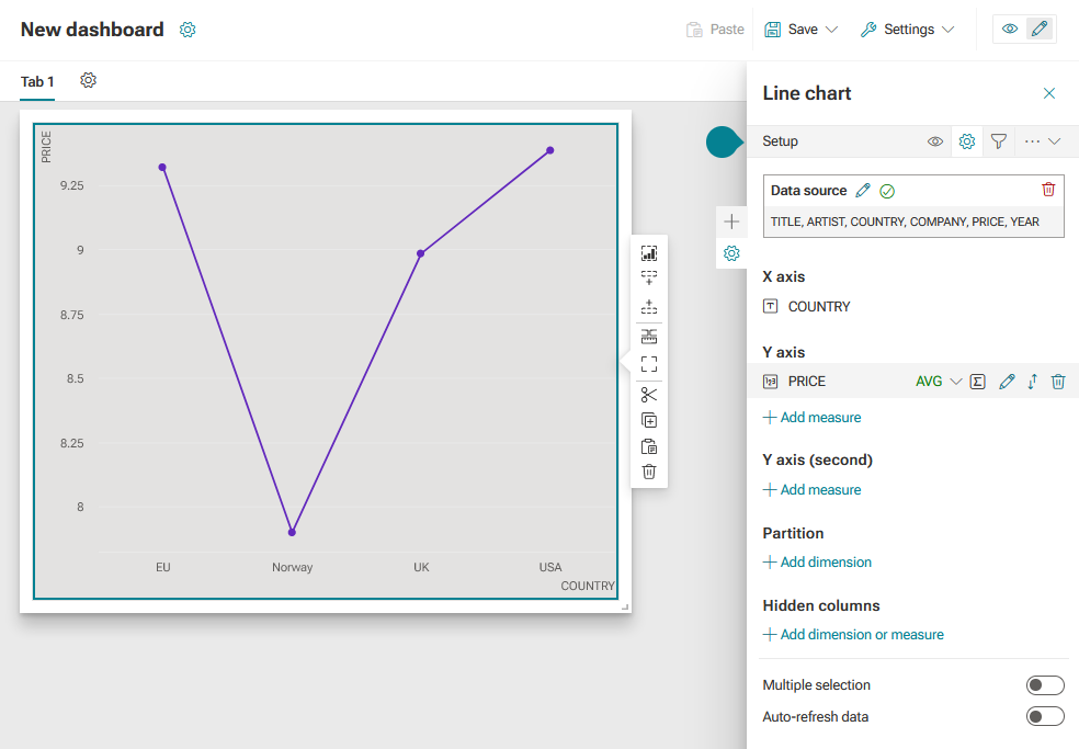 Assign data